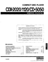 Yamaha CDX-2020 - Service Manual 